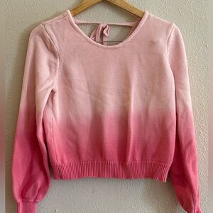 Candie’s  women’s umbra pink crop sweater size L